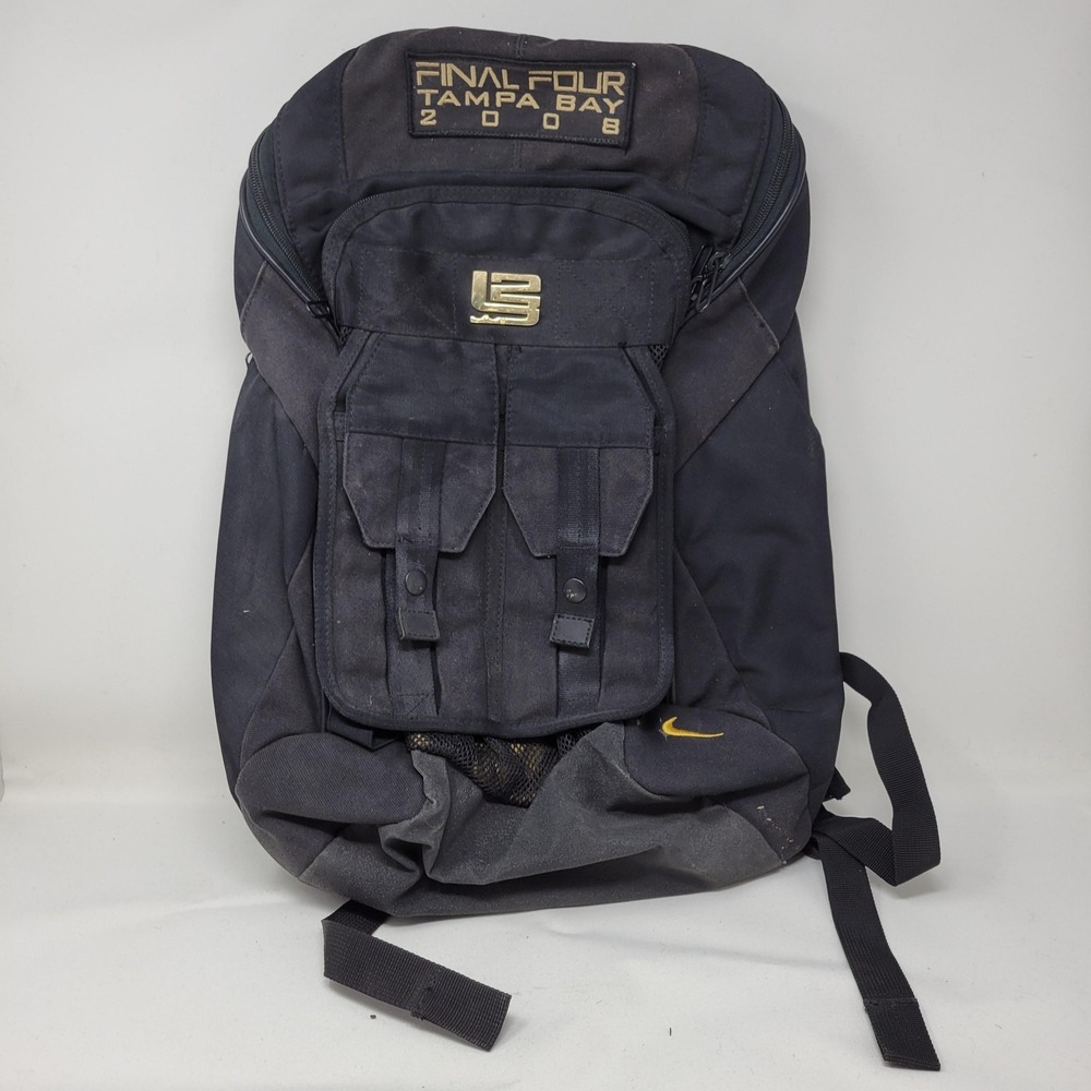 NCAA Final Four Tampa Bay 2008 Backpack One Size Black Basketball Nike LeBron